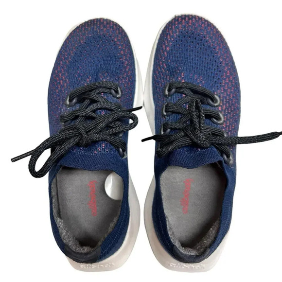 Allbirds Womens Tree Dasher 1 Blue Puukeko White Running Shoe Comfort Sneaker 6 - Picture 8 of 9